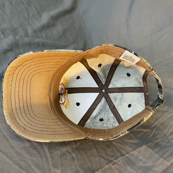 Recipe For Turkey Site Turkey Hunter Camouflage Heavy Canvas Snapback Cap OSFM - Picture 5 of 6